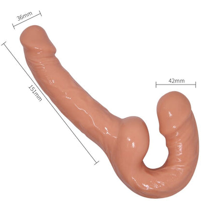 BAILE - ULTRA LEIDENSCHAFTLICHER DILDO MIT HARNESS OHNE UNTERSTÜTZUNG