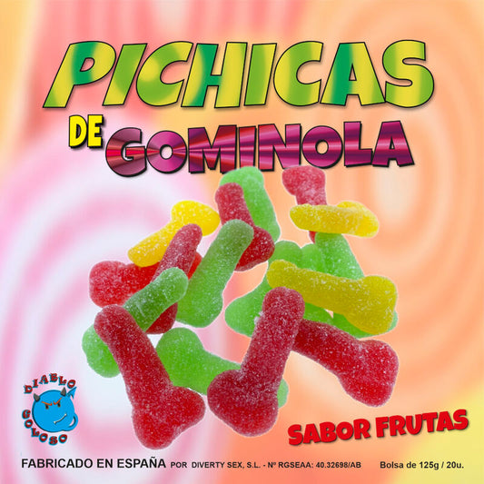 DIABLO GOLOSO - FRUCHTGUMMINOL-PICHITAS MIT ZUCKER