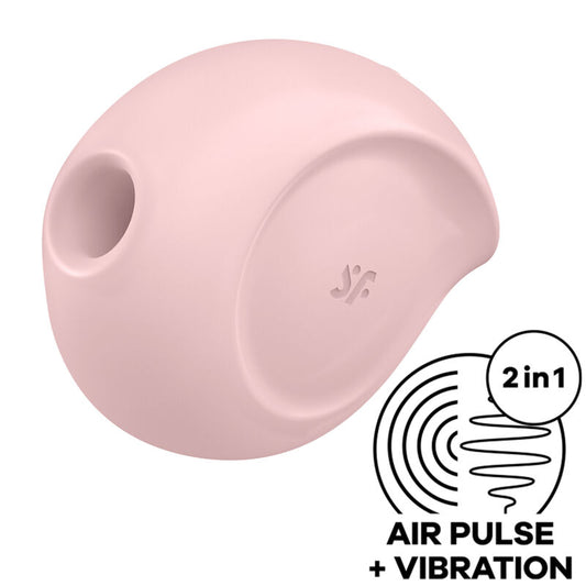 SATISFYER - SUGAR RUSH AIR PULSE STIMULATOR &amp; VIBRATOR ROSA