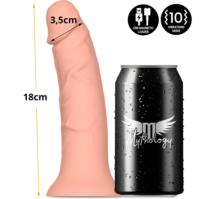 MYTHOLOGY – ASHER ORIGINAL DILDO S – VIBRATOR KOMPATIBEL MIT DER WATCHME WIRELESS-TECHNOLOGIE