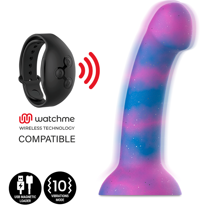 MYTHOLOGIE - DION GALACTIC DILDO M - VIBRATOR WATCHME KOMPATIBEL MIT WIRELESS-TECHNOLOGIE