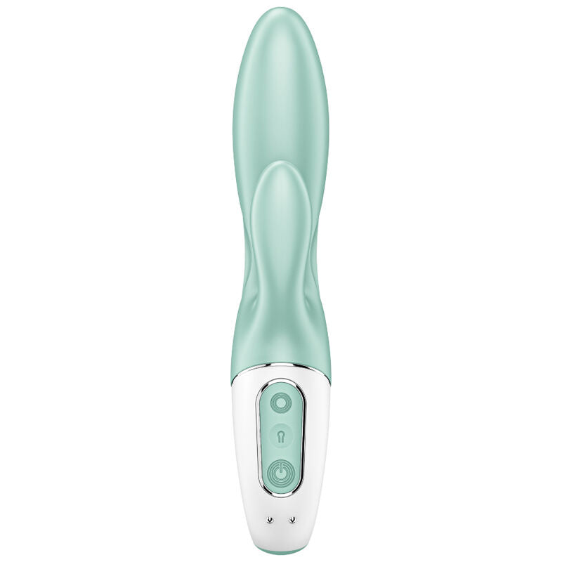 SATISFYER - AIR PUMP BUNNY 5+ AUFBLASBARER KANINCHENVIBRATOR APP GRÜN