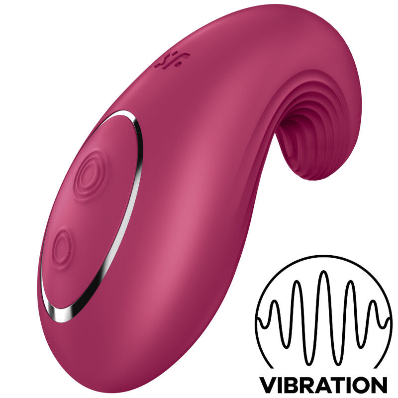 SATISFYER - DIPPING DELIGHT AUFLEGEVIBRATOR BLAU