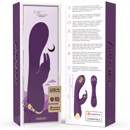 TREASURE - LAURENCE RABBIT VIBRATOR WATCHME WIRELESS TECHNOLOGY KOMPATIBEL