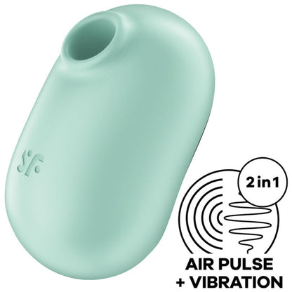 SATISFYER - PRO TO GO 2 DOPPELTER LUFTPULSSTIMULATOR &amp; VIBRATOR VIOLETT