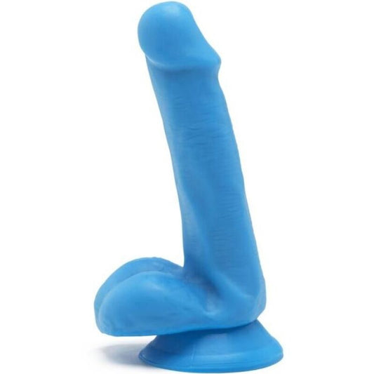 GET REAL - HAPPY DICKS DILDO 12 CM BÄLLE BLAU