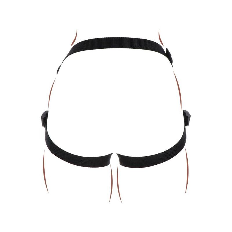 GET REAL - STRAP-ON HARNESS SCHWARZ