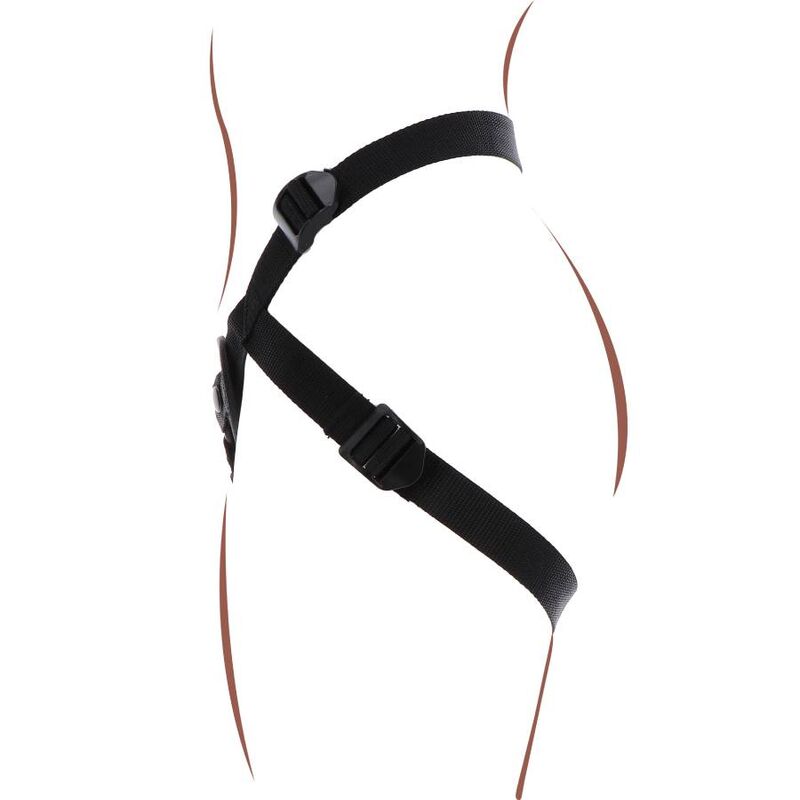 GET REAL - STRAP-ON HARNESS SCHWARZ