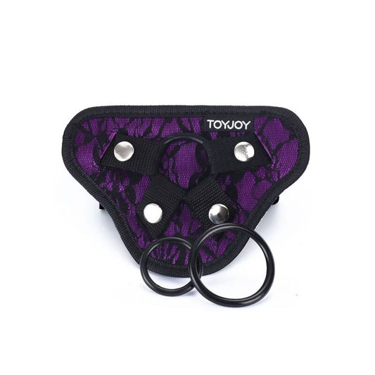 GET REAL - STRAP-ON-SPITZENHARNESS LILA