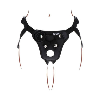 GET REAL - STRAP-ON PLEASURE HARNESS SCHWARZ