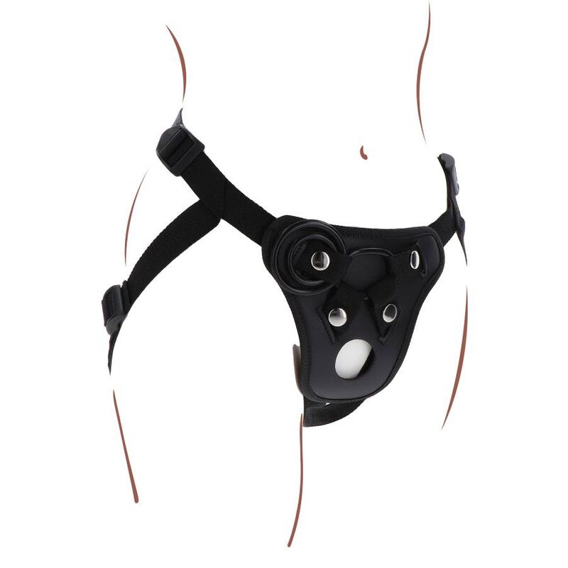 GET REAL - STRAP-ON PLEASURE HARNESS SCHWARZ
