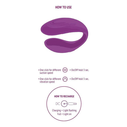 XOCOON - BOUND LOVE PAARVIBRATOR LILA