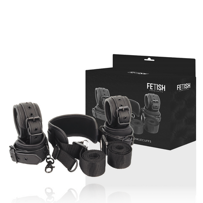 FETISCH DEVOT - MASTER POSITION MIT 4 NOPRENE-GEFÜTTERTEN HANDSCHELLEN