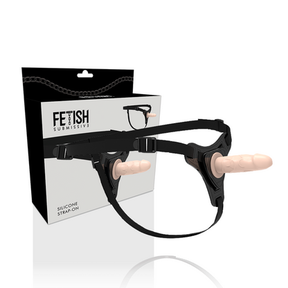 FETISCH DEVOT-HARNESS - FLEISCH REALISTISCHES SILIKON 12,5 CM