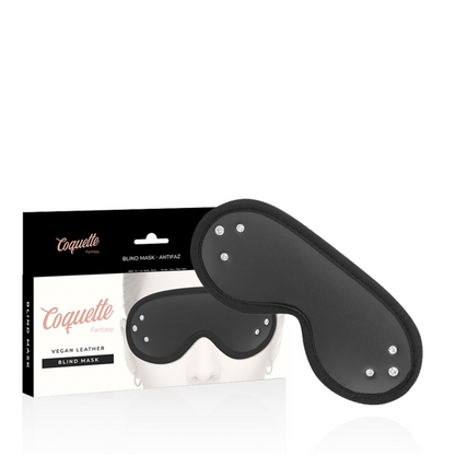 COQUETTE CHIC DESIRE – FANTASY-BLINDMASKE AUS VEGANEM LEDER MIT NEOPRENFUTTER