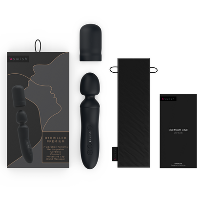 B SWISH - BTHRILLED VIBRATORSTAB PREMIUM SCHWARZ