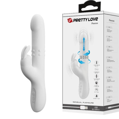 PRETTY LOVE - REESE VIBRATOR MIT SILBERROTATION