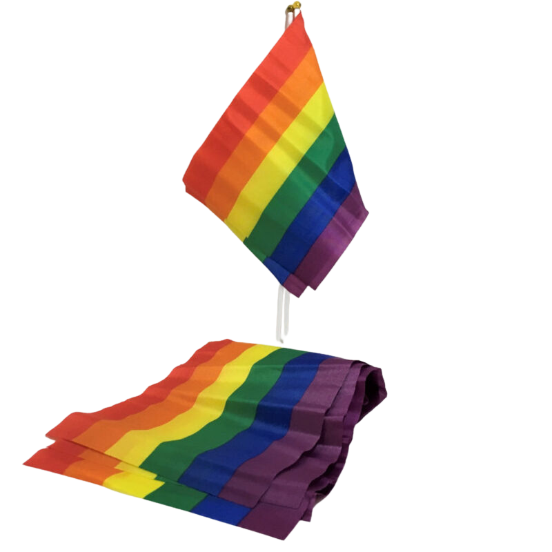 PRIDE - LGBT-FLAGGE KLEINE FLAGGE BANNER