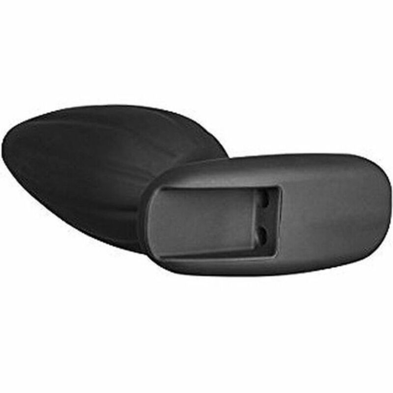 ELECTRASTIM - SCHWARZER ROCKER-BUTTPLUG AUS SILIKON, GROSS