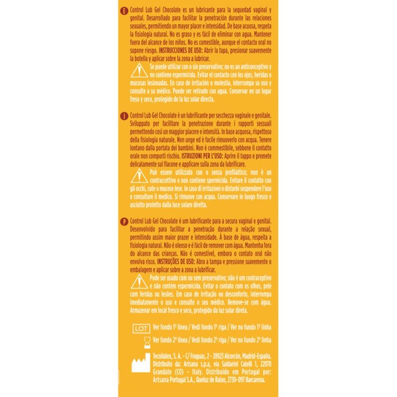 CONTROL - LUB GEL SCHOKOLADEN-SCHMIERMITTEL 75 ML