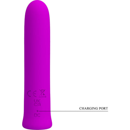 PRETTY LOVE - CURTIS MINI SUPER POWER VIBRATOR 12 VIOLETT SILIKONVIBRATIONEN