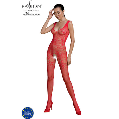 PASSION - ECO COLLECTION BODYSTOCKING ECO BS012 WEISS