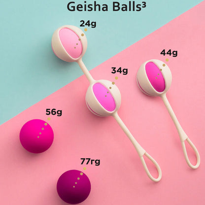 G-VIBE - SET 5 GEISHA-KUGELN 3 ROSA
