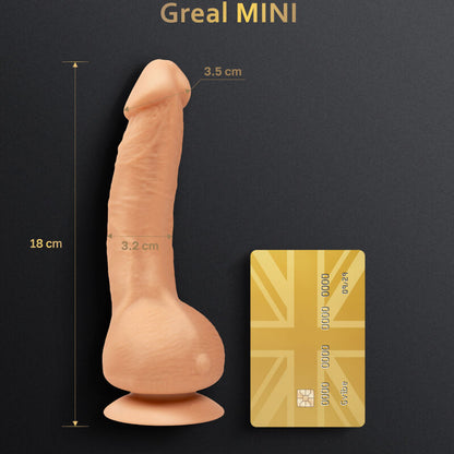 G-VIBE - GREAL MINI VIBRATOR DILDO NATURSILIKON