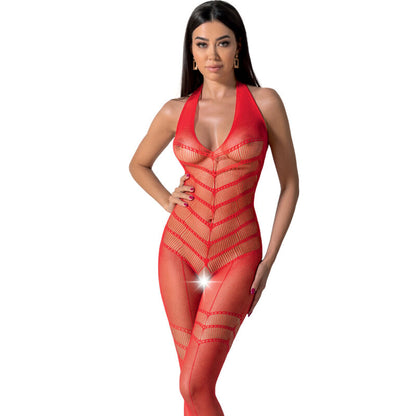 PASSION - BS100 BODYSTOCKING SCHWARZ EINHEITSGRÖSSE