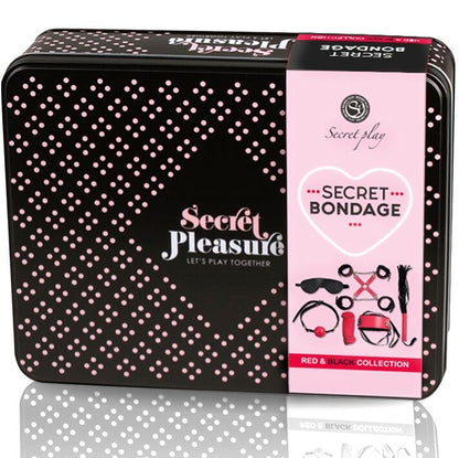 SECRETPLAY - BDSM-SET 6-TEILIG ROTE KOLLEKTION