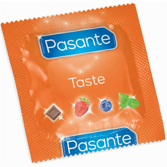 PASANTE - Kondome Geschmack Schokolade Versuchung Tasche 144 Einheiten