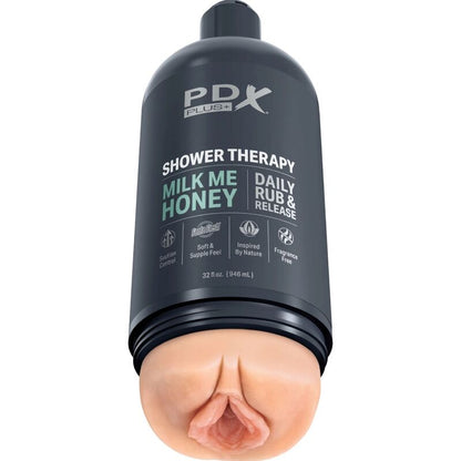 PDX PLUS - STROKER MASTURBATOR DISKRETES DESIGN DER MILK ME HONEY SHAMPOOFLASCHE