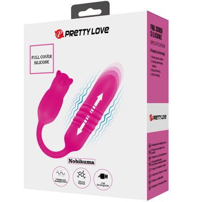 PRETTY LOVE - NOBIKUMA ROSA SILIKON-VIBRATIONSKUGEL