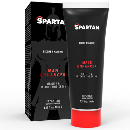 SPARTAN - PAARGEL FÜR MÄNNLICHKEIT UND UNEMPFINDLICHKEIT 100% VEGANE CREME