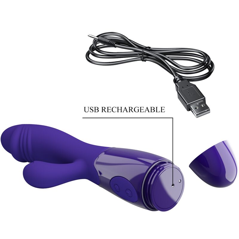PRETTY LOVE - SNAPPY YOUTH VIBRATOR &amp; G-SPOT STIMULATOR VIOLETT