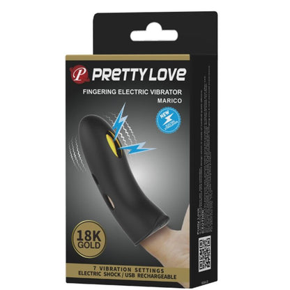 PRETTY LOVE - MARICO SCHWARZE ELEKTROSTIMULATOR-FINGERABDECKUNG