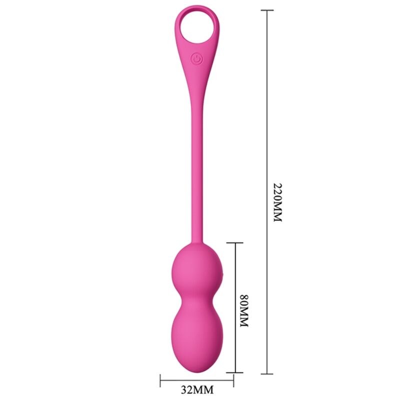 PRETTY LOVE - ELVIRA PINK WIEDERAUFLADBARE VIBRIERENDE KUGELN