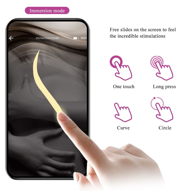 PRETTY LOVE - NYMPH VIBRIERENDES EI APP-GESTEUERT LILA