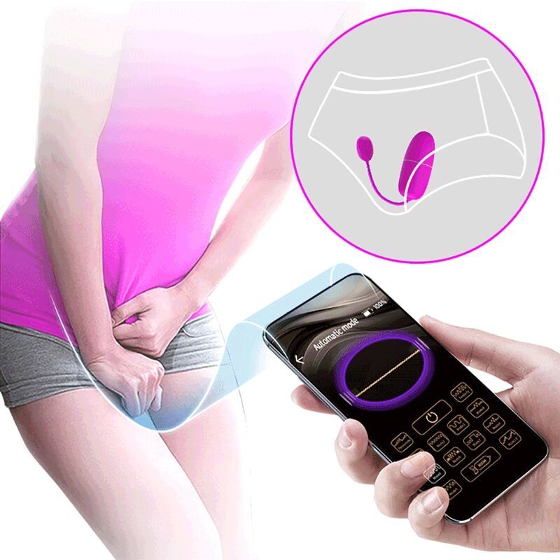 PRETTY LOVE - NYMPH VIBRIERENDES EI APP-GESTEUERT LILA