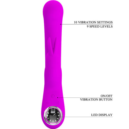 PRETTY LOVE - LAMAR RABBIT VIBRATOR &amp; VIOLETT G-PUNKT