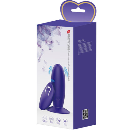 PRETTY LOVE - YOUTH PLUG ANALVIBRATOR FERNBEDIENUNG VIOLETT