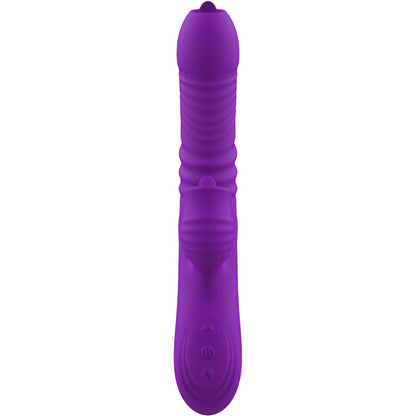 ARMONY - VOLLSTÄNDIGER G-PUNKT-RABBIT-VIBRATOR MIT STIMULIERENDER ZUNGE UND VIOLETTEM WÄRMEEFFEKT