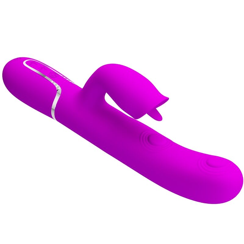PRETTY LOVE - RABBIT VIBRATOR MIT LECKEN FUCHSIA