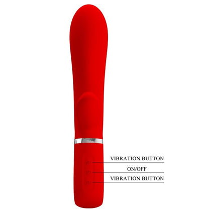 PRETTY LOVE - THOMAS MULTIFUNKTIONS-G-PUNKT-VIBRATOR ROT