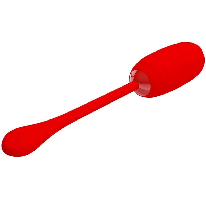 PRETTY LOVE - KIRK WIEDERAUFLADBARES VIBRIERENDES EI ROT