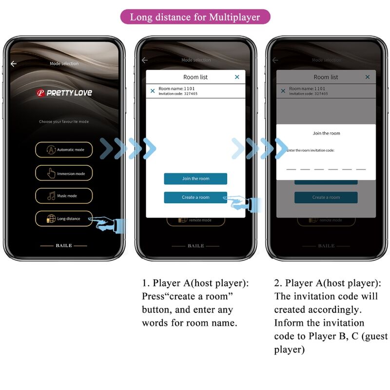 PRETTY LOVE - CATALINA VIBRATOR APP-FERNBEDIENUNG LILA