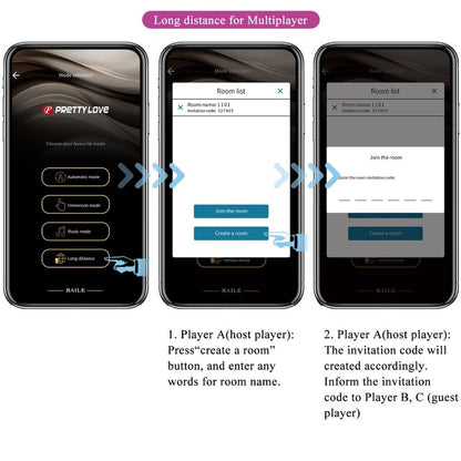 PRETTY LOVE - CATALINA VIBRATOR APP-FERNBEDIENUNG LILA