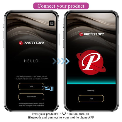 PRETTY LOVE - CATALINA VIBRATOR APP-FERNBEDIENUNG LILA