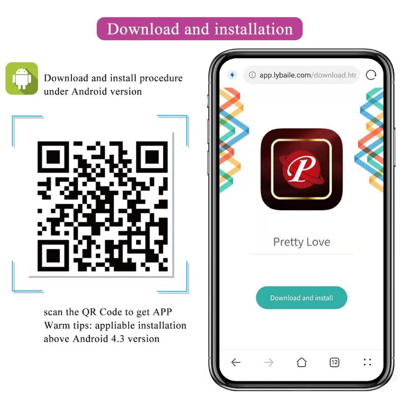 PRETTY LOVE - JEFFERSON APP-GESTEUERTER ANALPLUG LILA