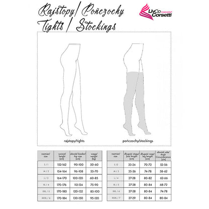 LIVCO CORSETTI FASHION - MIRANEIT LC XG021 STRÜMPFE SCHWARZ EINHEITSGRÖSSE